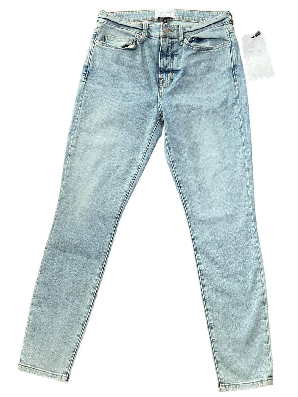 Current/Elliott Original High Waist Ankle Stiletto Light Blue Jeans Size 31